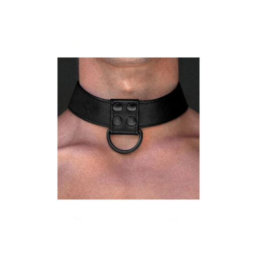 Lovetoy Bondage Fetish collar con cadena negro - Imagen 3