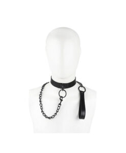 Fetish Addict collar con cadena negro