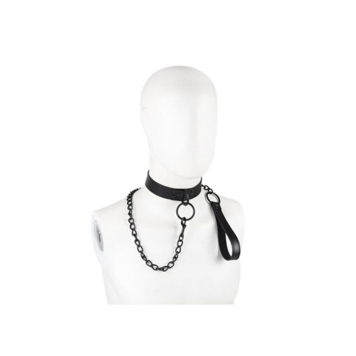 Fetish Addict collar con cadena negro - Imagen 3