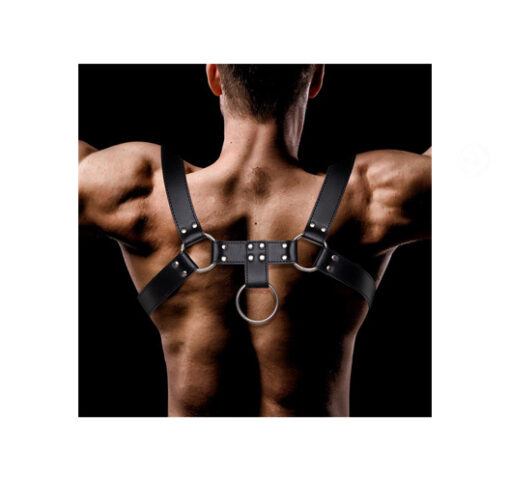 Domine arnés cuero vegano para pecho - Imagen 3