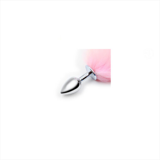 Fetish Addict plug pequeño cola zorro rosa - Imagen 4