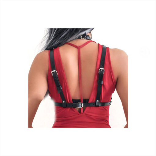 Arnés de cuero sintético para pecho S/M/L - Imagen 2