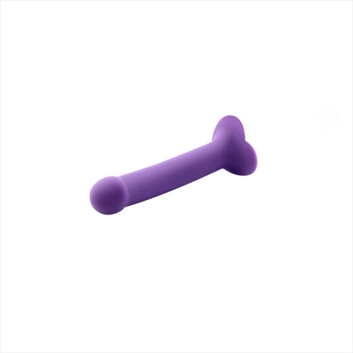 Bouncy dildo de silicona morado S - Imagen 4