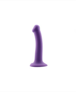 Bouncy dildo de silicona morado S