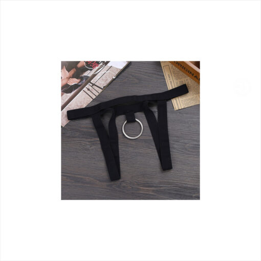 Suspensorio tiras con anilla negro T/U - Imagen 3