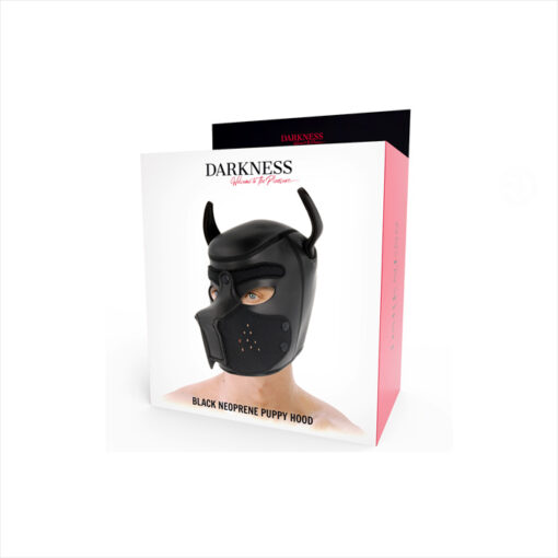 Darkness máscara de perro negra - Imagen 2