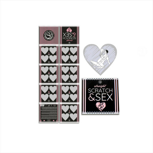 Secret Play juego rasca posturas hetero