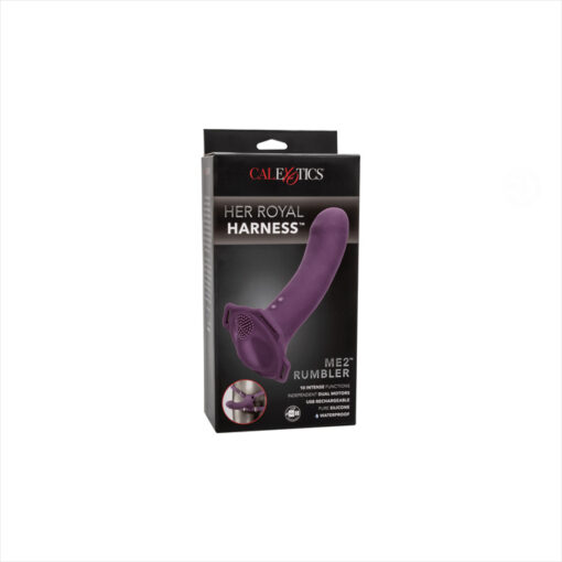 Calexotics Rumbler arnés de silicona con vibración recargable - Imagen 2