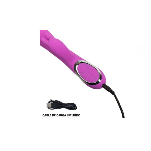 Calexotics Enchanted Bunny vibrador rotativo malva - Imagen 6