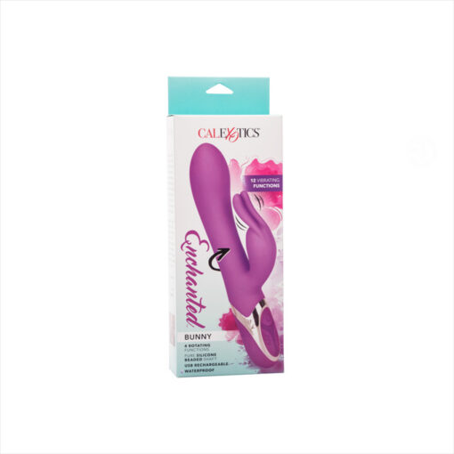 Calexotics Enchanted Bunny vibrador rotativo malva - Imagen 2