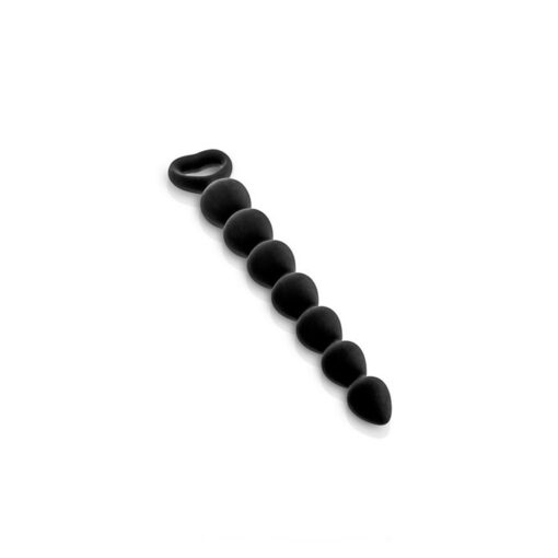 Glamy bolas anales de silicona negro 27 cm - Imagen 3