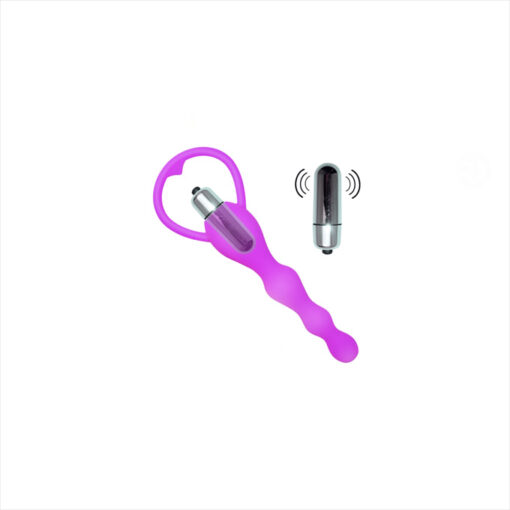 Bolas anales vibradoras silicona negro - Imagen 2