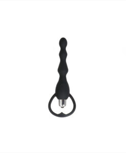 Bolas anales vibradoras silicona negro