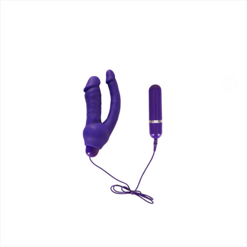 Double Vibe vibrador doble penetración morado - Imagen 3