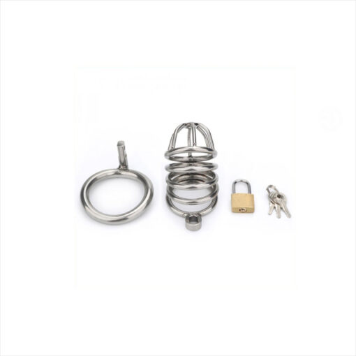 Chastity Cage jaula de castidad de metal - Imagen 3