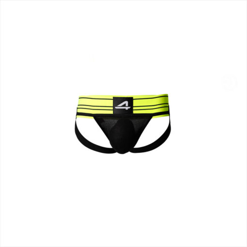 C4M Rugby suspensorio jockstrap fluo S