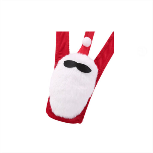 Mankini tanga navideño rojo T/U - Imagen 3