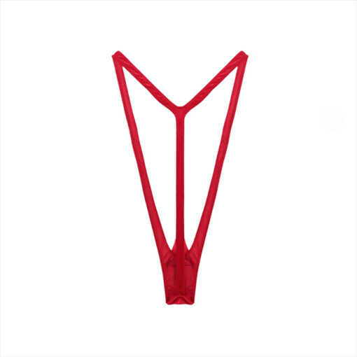Mankini tanga navideño rojo T/U - Imagen 4