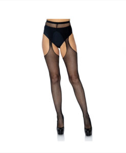 Leg Avenue panty rejilla efecto liguero S/M/L