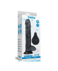 Alternative view of Squirt Extreme pene eyaculador negro 11"