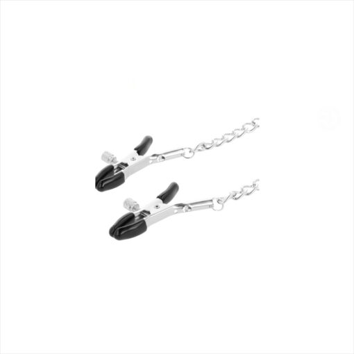 Darkness collar con pinzas para pezones - Imagen 4