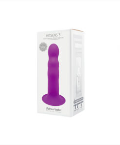 Alternative view of Hitsens 3 dildo termo reactivo morado