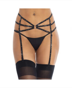 Leg Avenue liguero pedrería tiras S/M/L