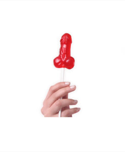 Alternative view of Piruleta pene caramelo fresa