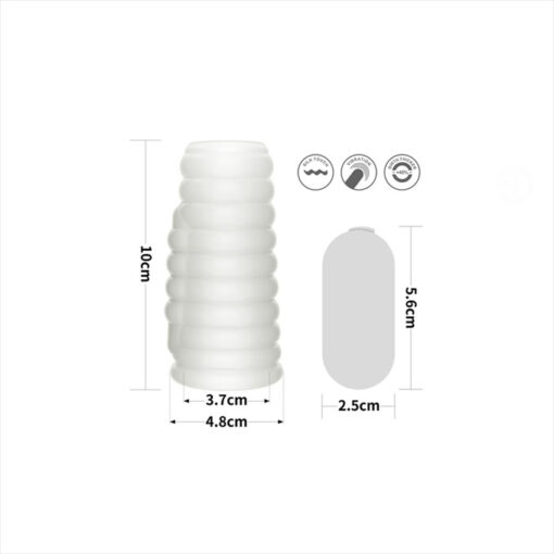 Lovetoy funda estriada pene con vibración - Imagen 5