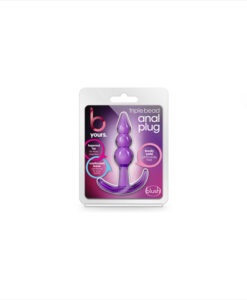 Alternative view of B Yours mini plug anal bolas morado