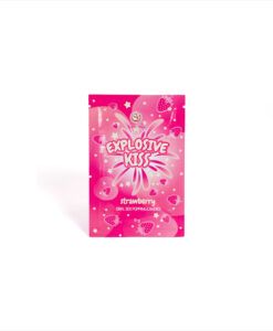 Explosive Kiss caramelo para sexo oral fresa