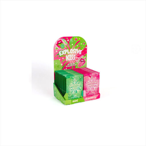 Explosive Kiss caramelo para sexo oral fresa - Imagen 3