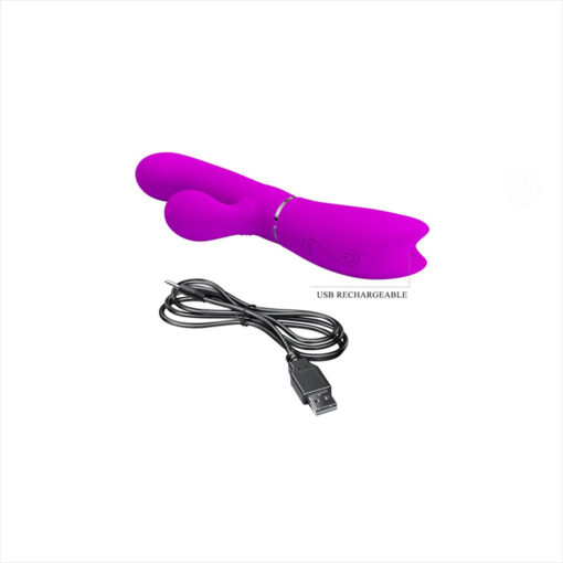 Pretty Love vibrador con masajeador de clítoris oscilante - Imagen 3