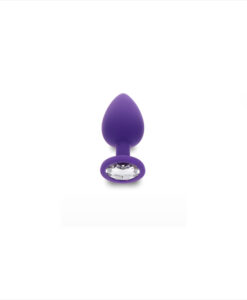 Anal Play plug joya silicona morado grande