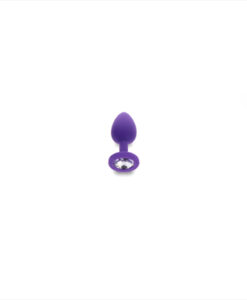Anal Play plug joya silicona morado pequeño