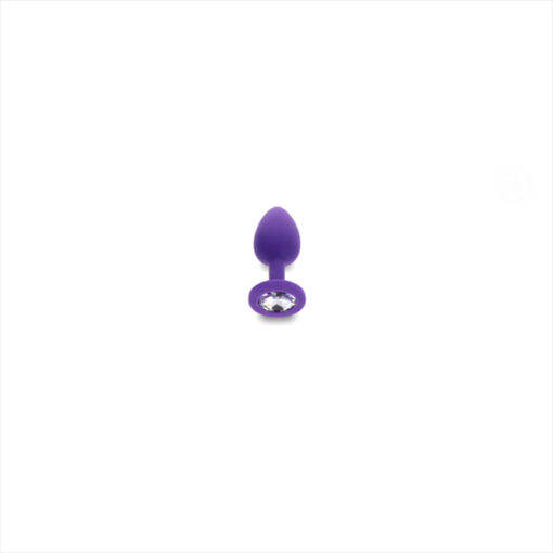 Anal Play plug joya silicona morado pequeño