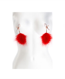 Alternative view of Bound pinzas para pezones de lujo con pluma