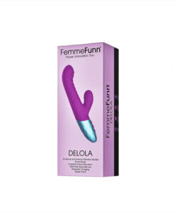 Alternative view of Femme Fun Delola rabbit de silicona líquida