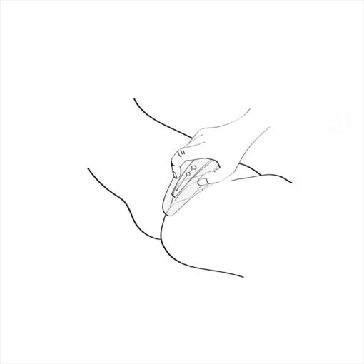 Shunga Obi masajeador para vulva rosa - Imagen 3