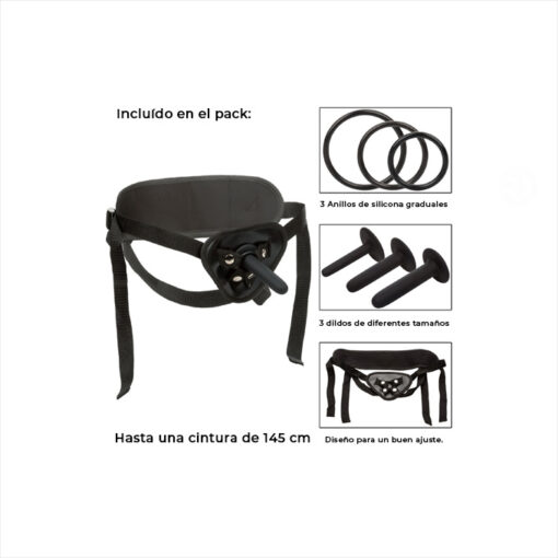 Boundless kit arnés con dildos distinto tamaño - Imagen 4