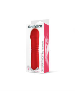 Alternative view of Marygold vibrador y penetrador recargable rojo