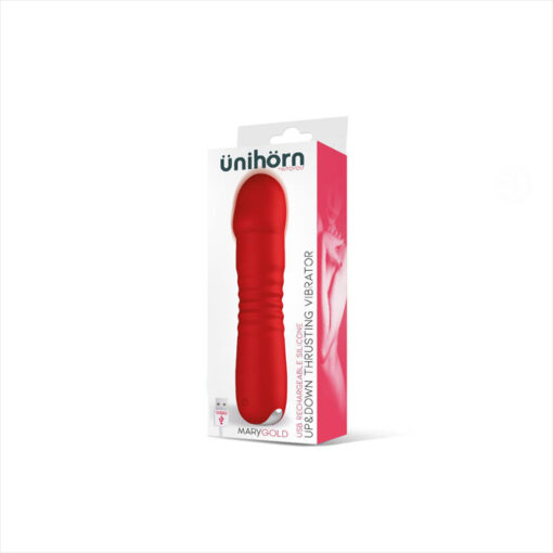 Marygold vibrador y penetrador recargable rojo - Imagen 2