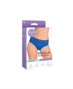 Alternative view of Daily braga menstrual azul talla M