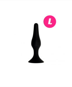 Attraction plug de silicona negro L