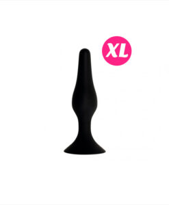 Attraction plug de silicona negro XL