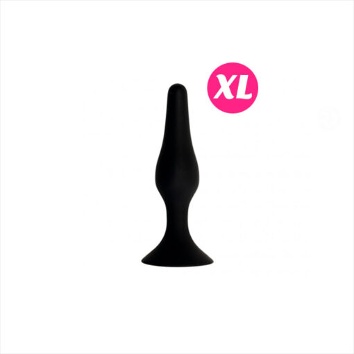 Attraction plug de silicona negro XL