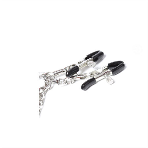 Darkness pinzas pezones plateadas - Imagen 3