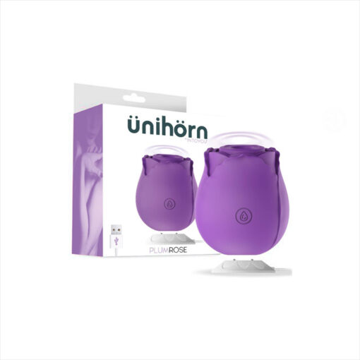 Plumrose succionador forma de rosa morado - Imagen 6