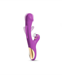 Ateneo vibrador succionador con lengua interna flip-flap