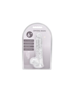 Alternative view of Loving Joy dildo transparente con ventosa 6"